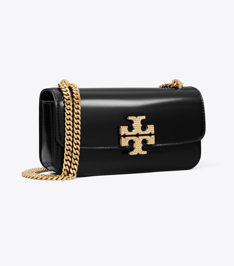 Tory Burch designer ショルダーバッグ エレノア スモールレクタンギュラーバッグ in Black angle