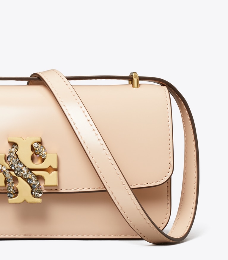 Tory Burch designer shoulder bags Small Eleanor Rectangular Bag in Rose Pink angle