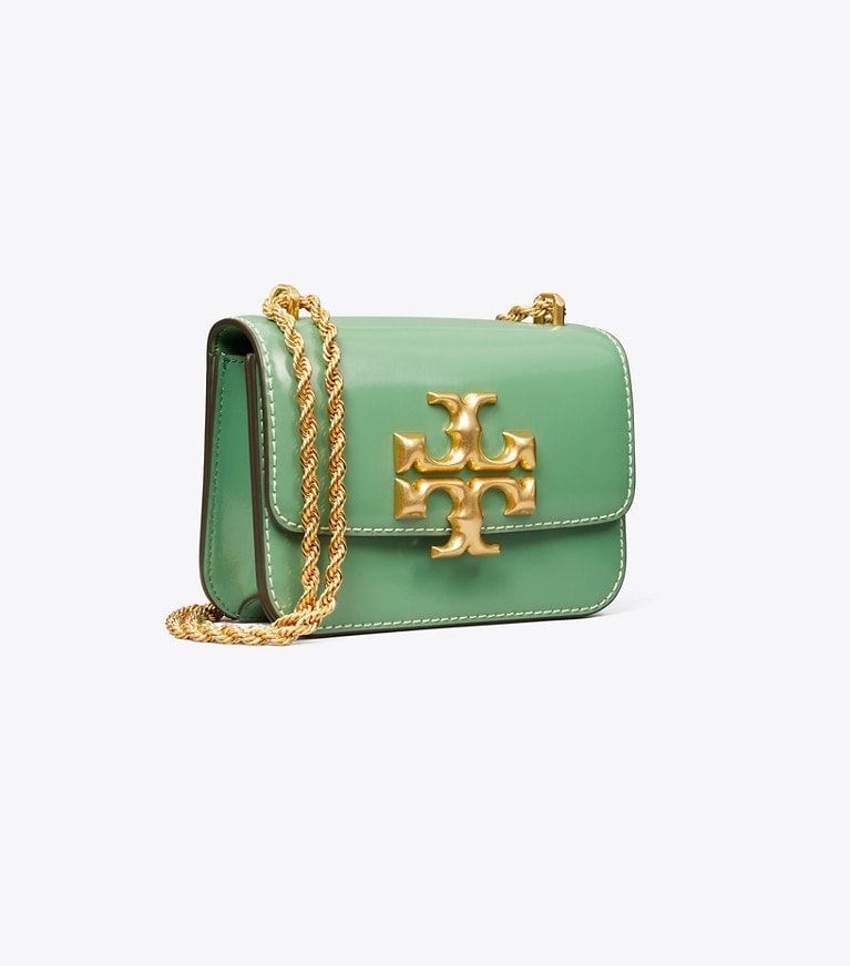 Tory Burch designer shoulder bags Small Eleanor Spazzolato Bag in Patina angle