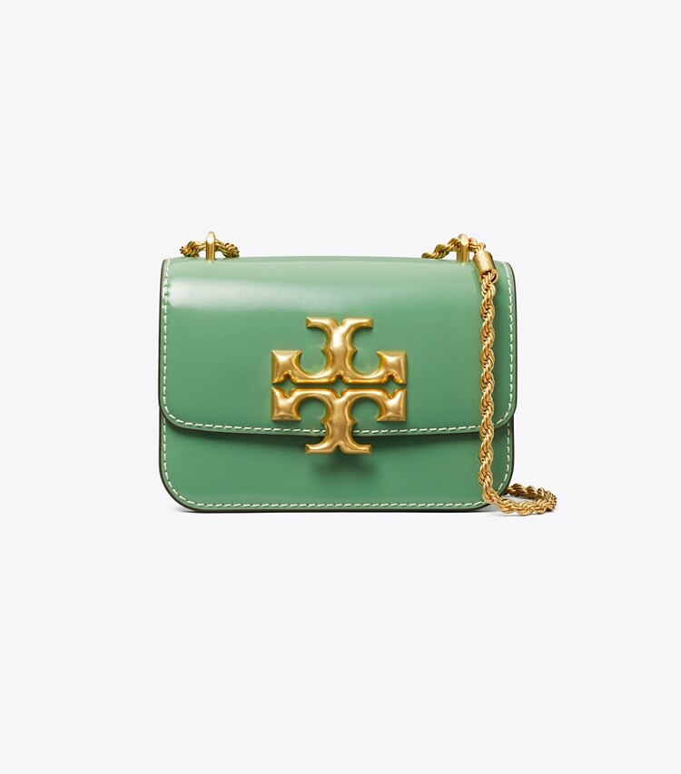 Tory Burch designer shoulder bags Small Eleanor Spazzolato Bag in Patina front