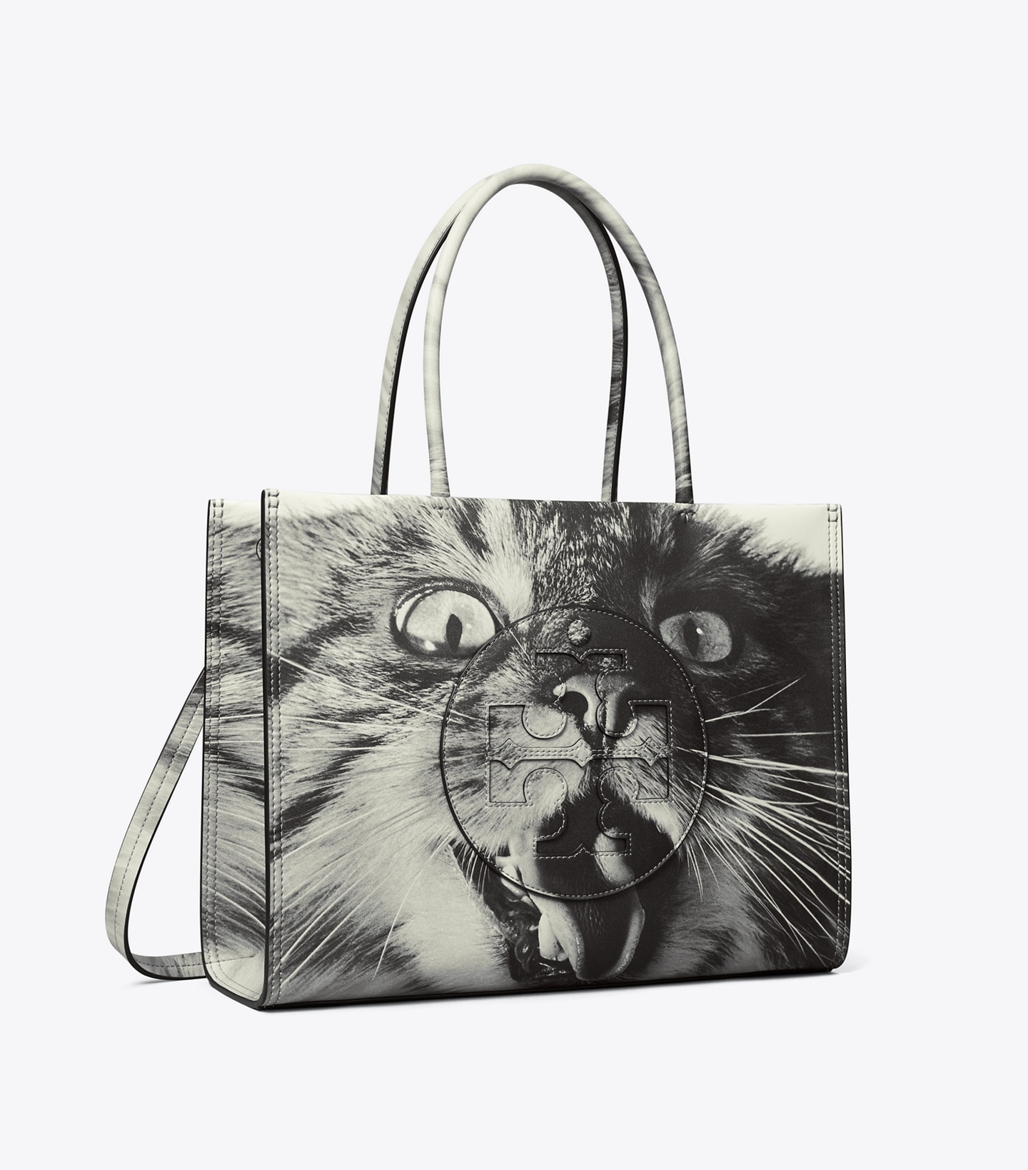 Small Ella Bio Cat Print Tote