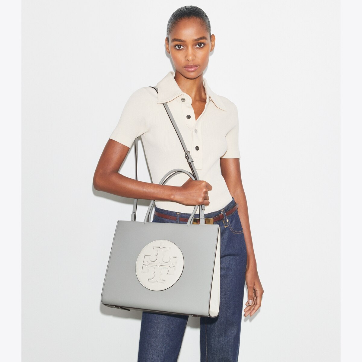 ★ToryBurch★SMALL ELLA BIO TOTE Small Ella Bio Perforated Tote: Women's Designer Tote Bags