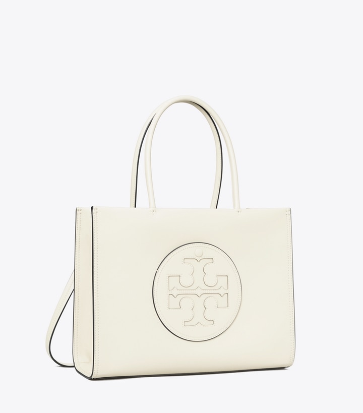 Tory Burch designer tote bags Small Ella Bio Tote in Warm White angle