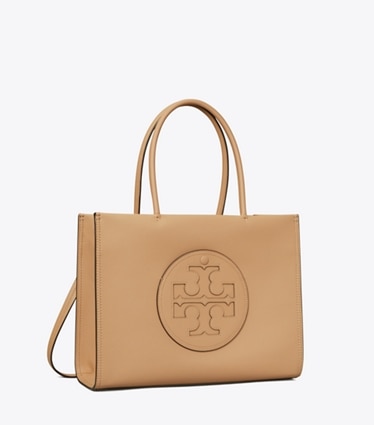 Tory Burch designer トートバッグ エラ バイオ スモール トート in Light Sand angle