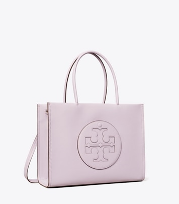 Tory Burch designer tote bags Small Ella Bio Tote in Purple Heather angle