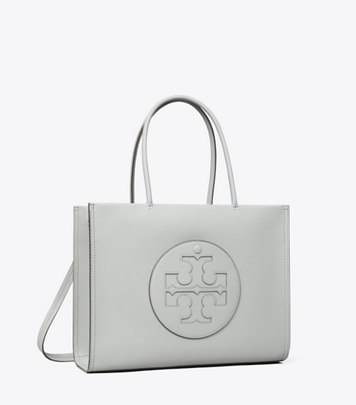 Tory Burch designer tote bags Small Ella Bio Tote in Gray angle