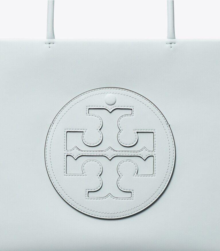 Tory Burch designer tote bags Small Ella Bio Tote in Ice Blue detail
