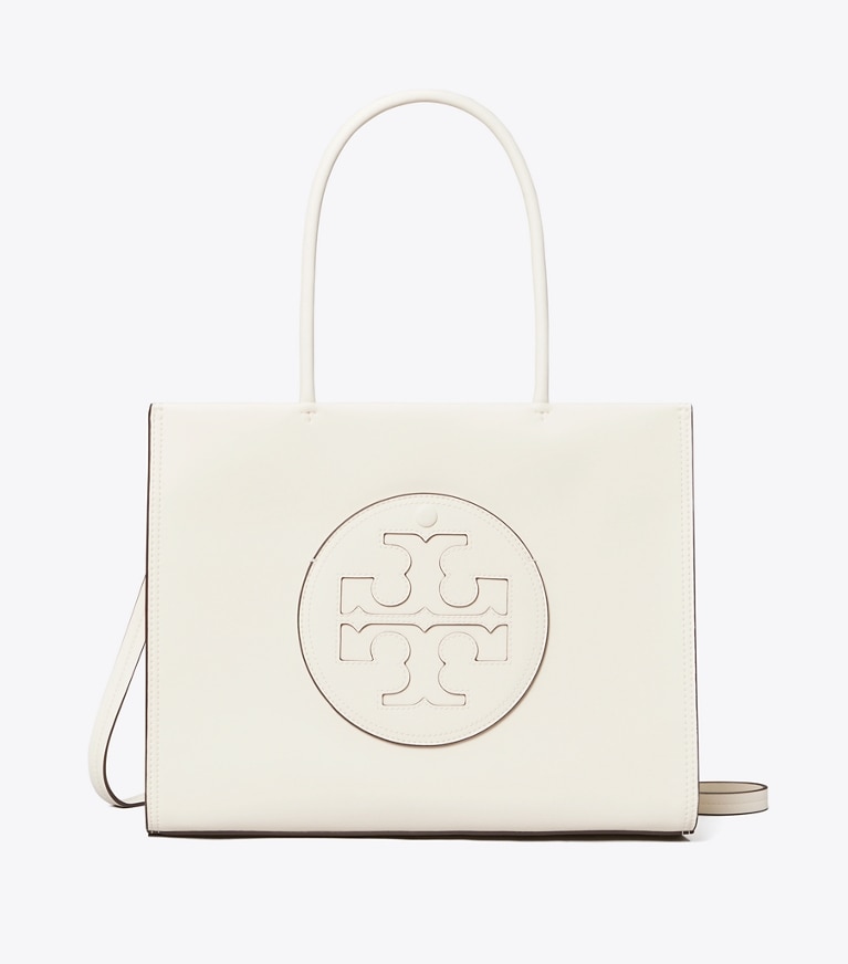 Tory Burch designer tote bags Small Ella Bio Tote in Warm White angle