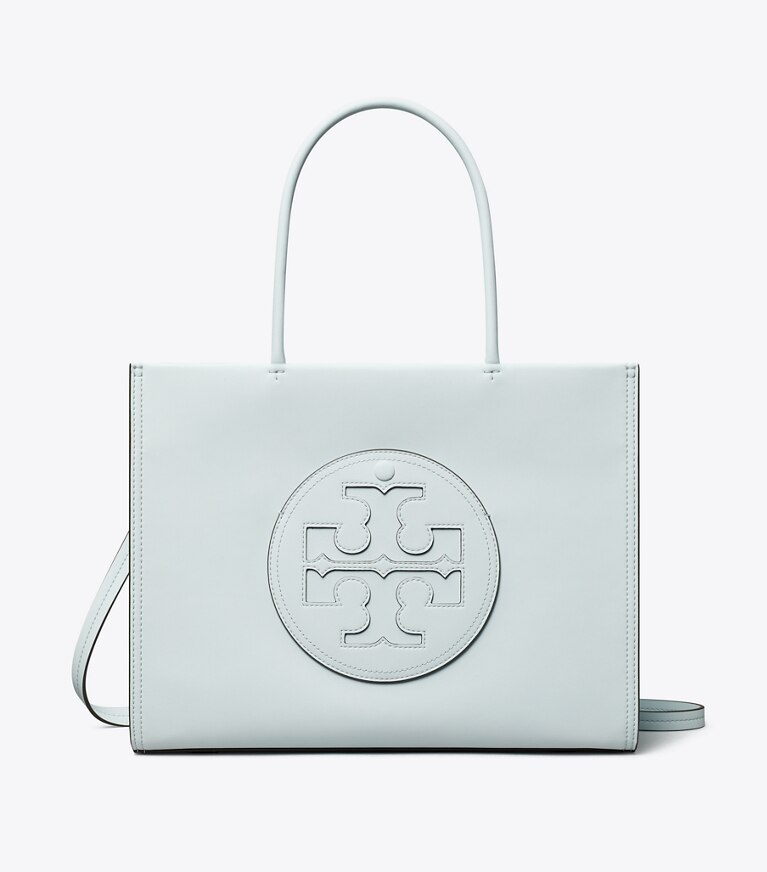 Tory Burch designer tote bags Small Ella Bio Tote in Ice Blue front