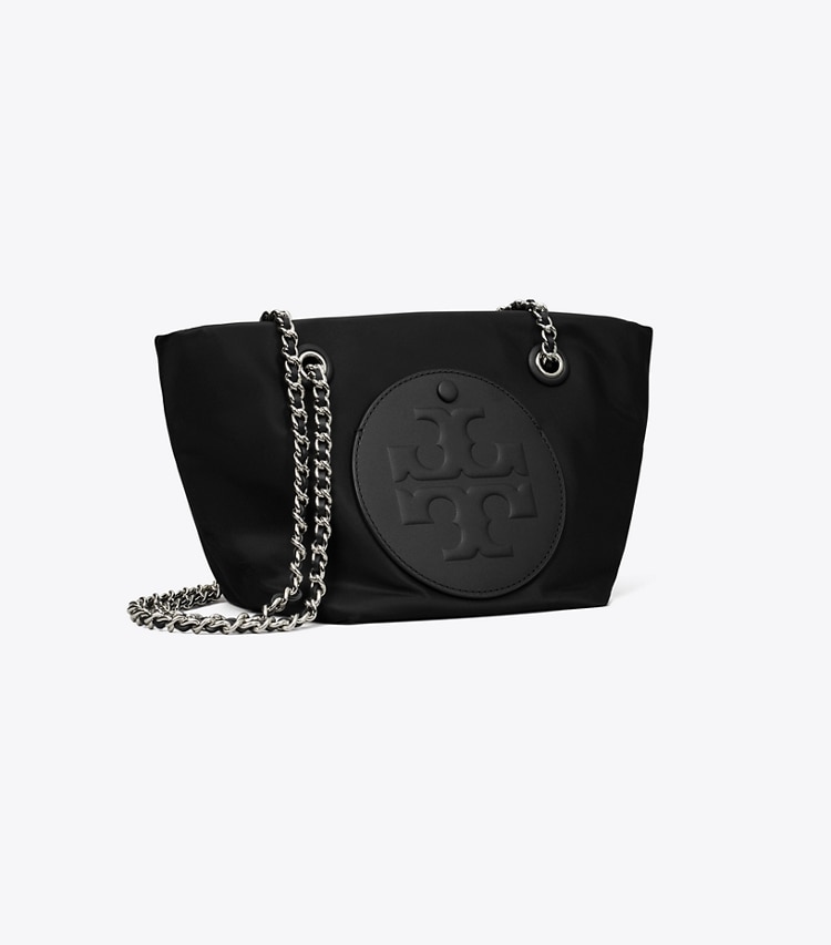 Tory Burch designer crossbody bags Small Ella Chain Crossbody in Black angle