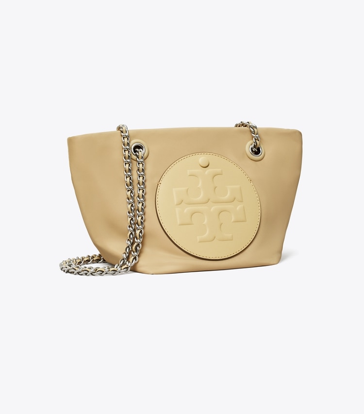 Tory Burch designer crossbody bags Small Ella Chain Crossbody in Praline angle