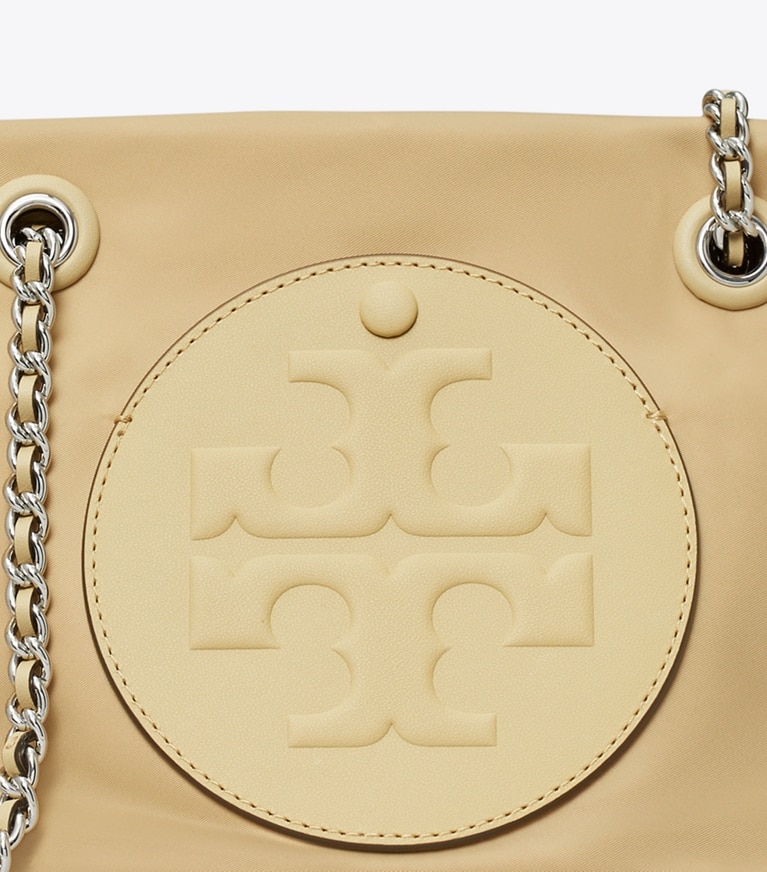 Tory Burch designer crossbody bags Small Ella Chain Crossbody in Praline angle
