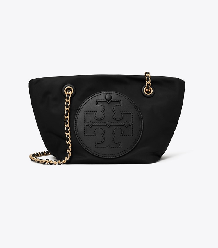Tory Burch designer crossbody bags Small Ella Chain Crossbody in Black front