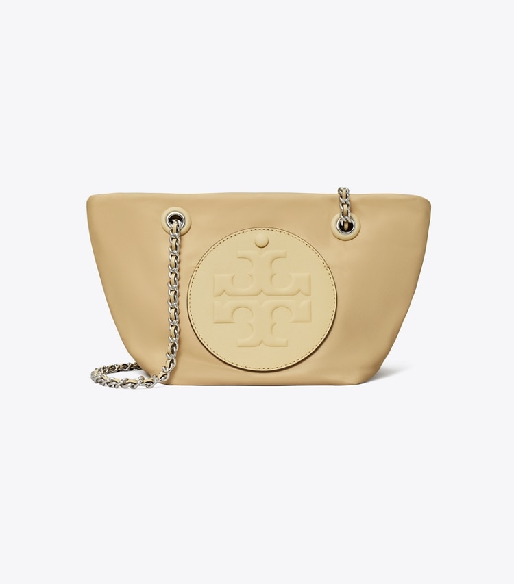 Tory Burch designer crossbody bags Small Ella Chain Crossbody in Praline front