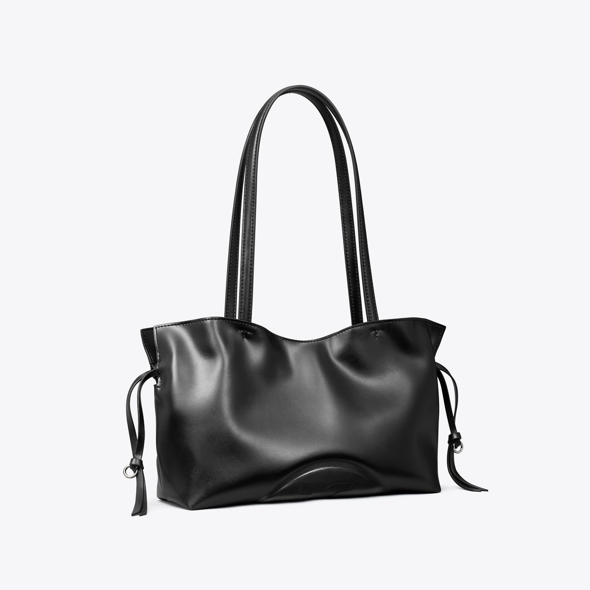 TORY BURCH スモールElla パテントトート Black Small Ella Patent Tote: Women's Designer Tote Bags | Tory Burch