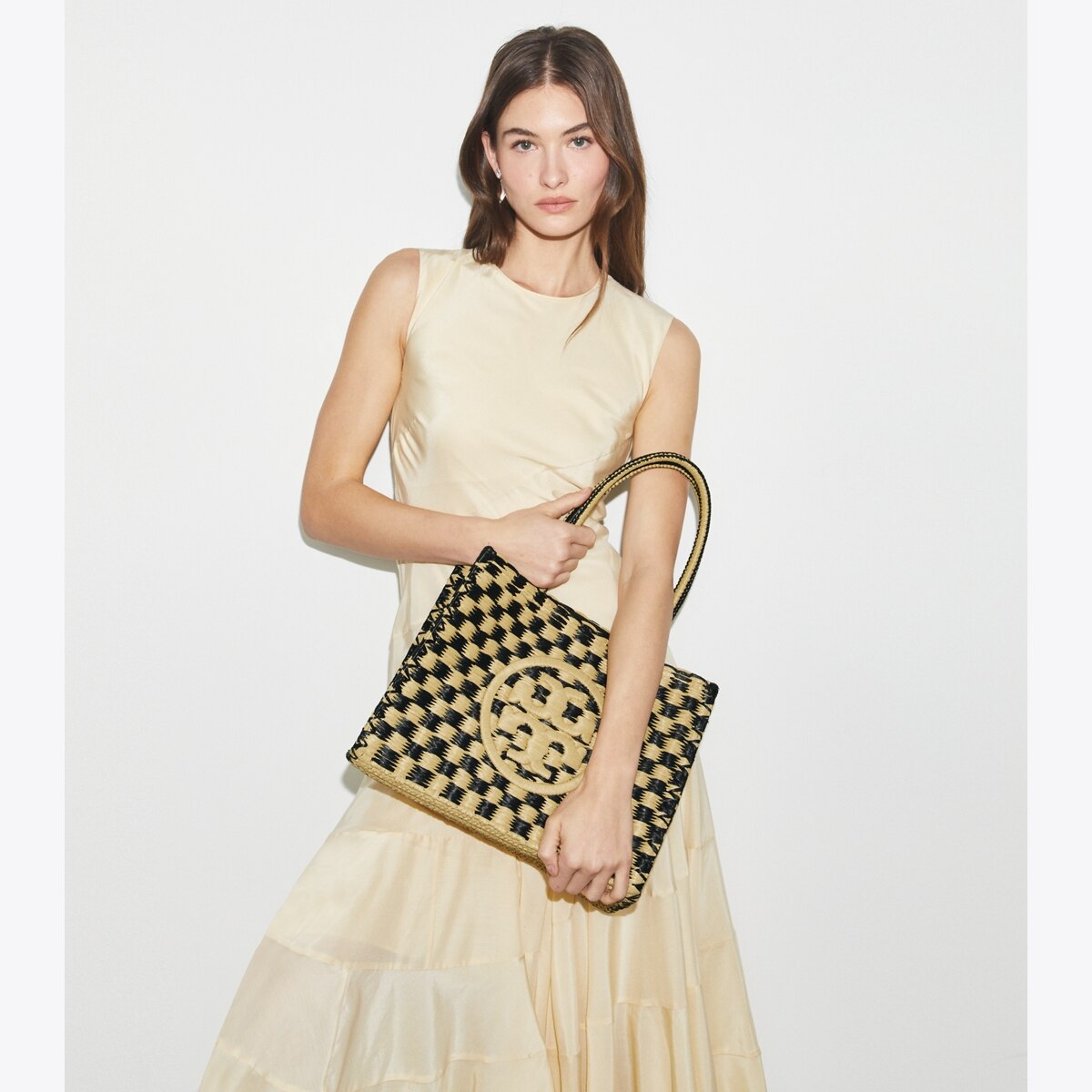 ハンドバッグ Tory Burch Ella clutch bag hand crocheted Ella Hand-Crocheted East-West Tote: Women's Designer