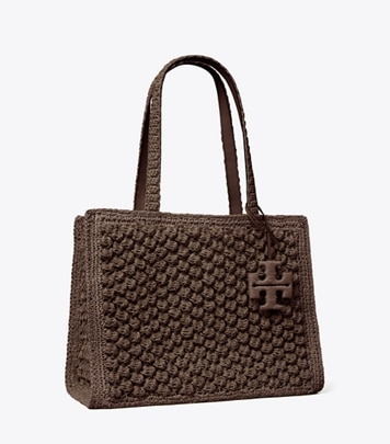 Tory Burch エラ モノグラム クアドラント スモールトート エラ スモール トートバッグ: レディース トートバッグ | Tory Burch JP
