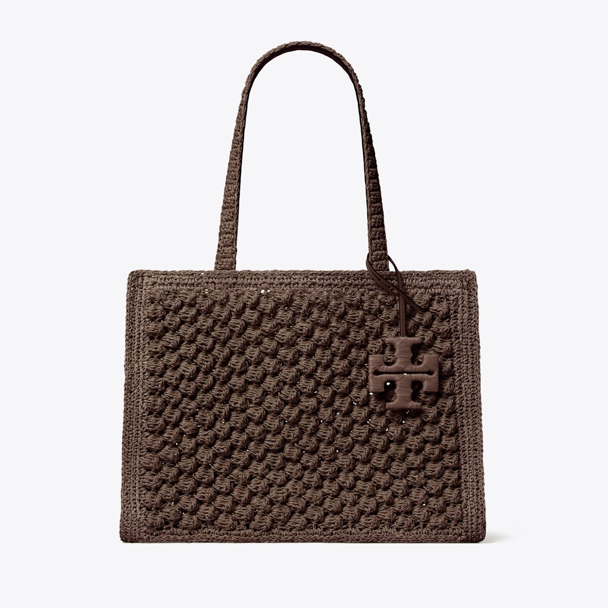 Small Ella Hand-Crocheted Popcorn Tote: Women's Designer Tote Bags