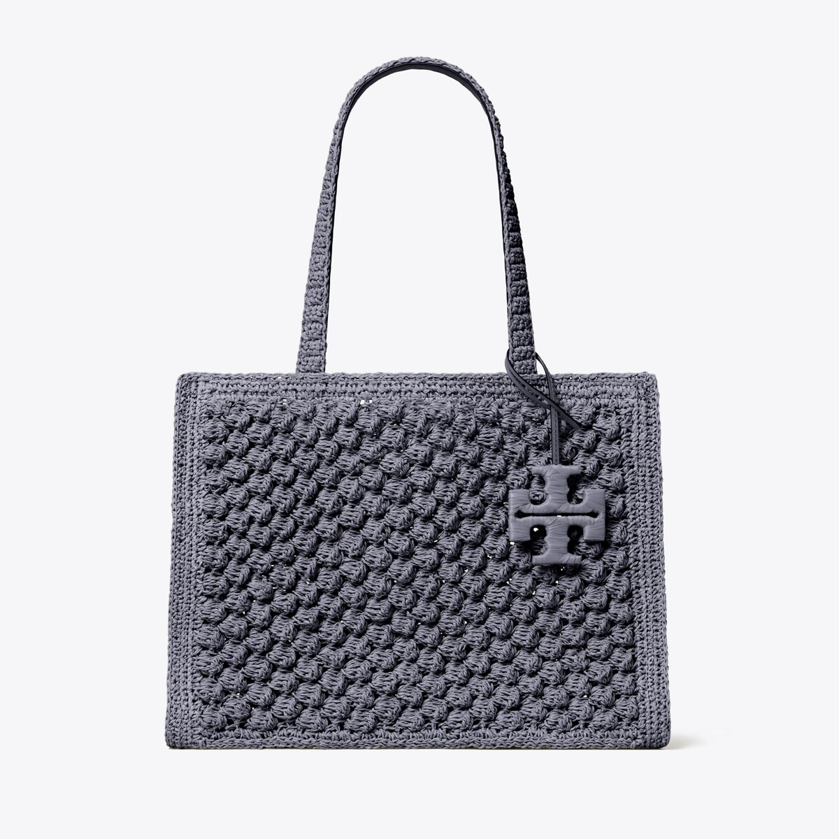 Small Ella Hand-Crocheted Popcorn Tote: Women's Designer Tote Bags