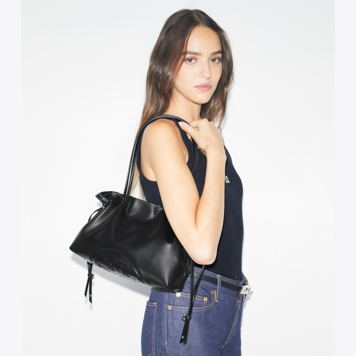 SMALL ELLA NATUURA™ DRAWSTRING TOTE - thumbnail 2
