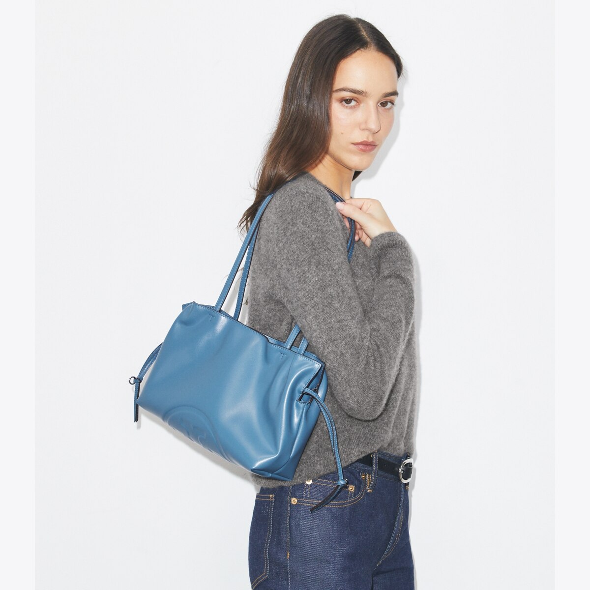 Small Ella natuura™ Drawstring Tote: Women's Designer Tote Bags