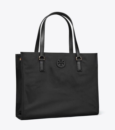 Tory Burch designer トートバッグ ナイロン スモール トートバッグ in Black angle