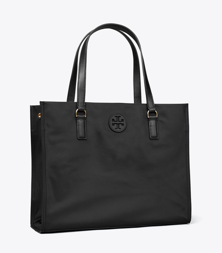 Tory Burch designer トートバッグ ナイロン スモール トートバッグ in Black angle