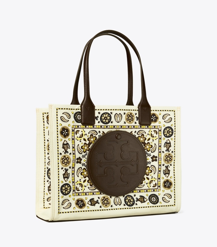 Tory Burch Robinson Small Printed Leather Tote