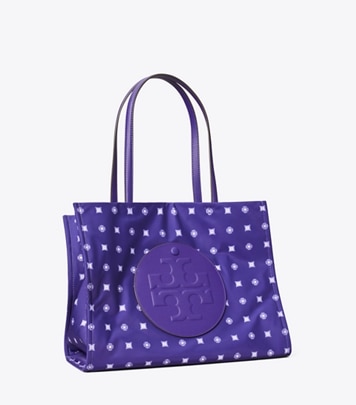 定番★Tory Burch Nylon Mini Tote 169342 軽量 Tas TORY BURCH ELLA NYLON LILLAC MINI TOTE BAG WITH LS 100