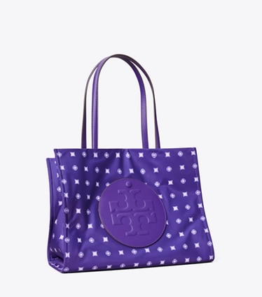 Tory Burch designer tote bags Small Ella Printed Tote in Nothing Ditsy angle