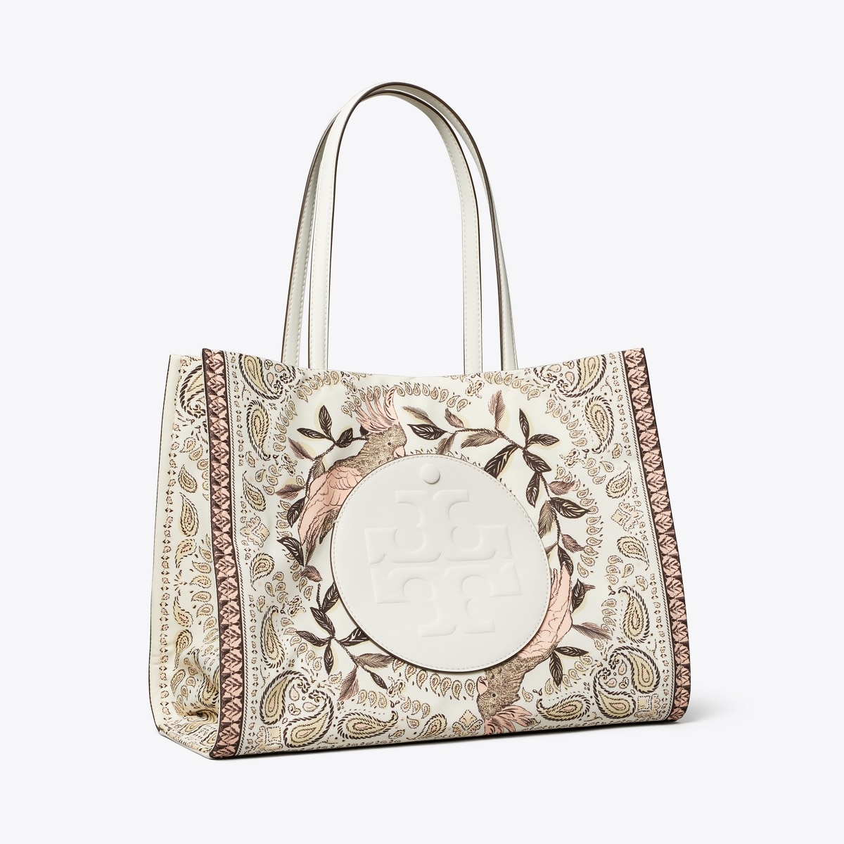 TORY BURCH パターンプリント トートバッグ small-ella-printed-tote-angle.