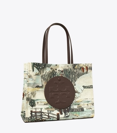 Tory Burch designer トートバッグ エラ プリント スモール トートバッグ in Forest Print angle