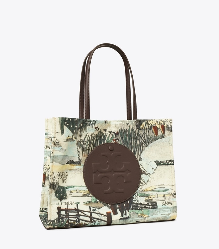 Tory Burch designer トートバッグ エラ プリント スモール トートバッグ in Forest Print angle