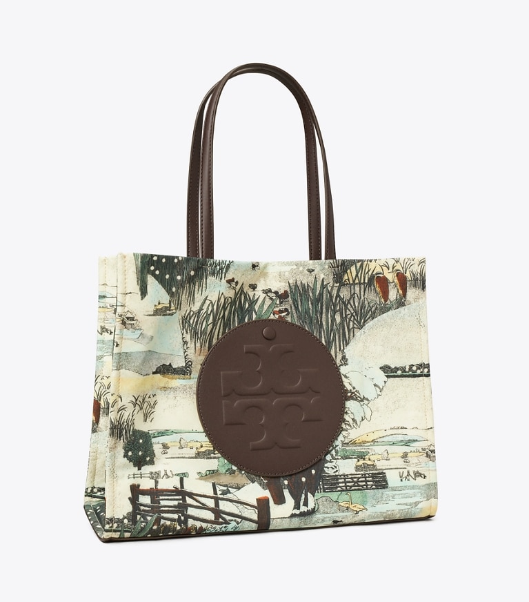 Tory Burch designer トートバッグ エラ プリント スモール トートバッグ in Forest Print angle
