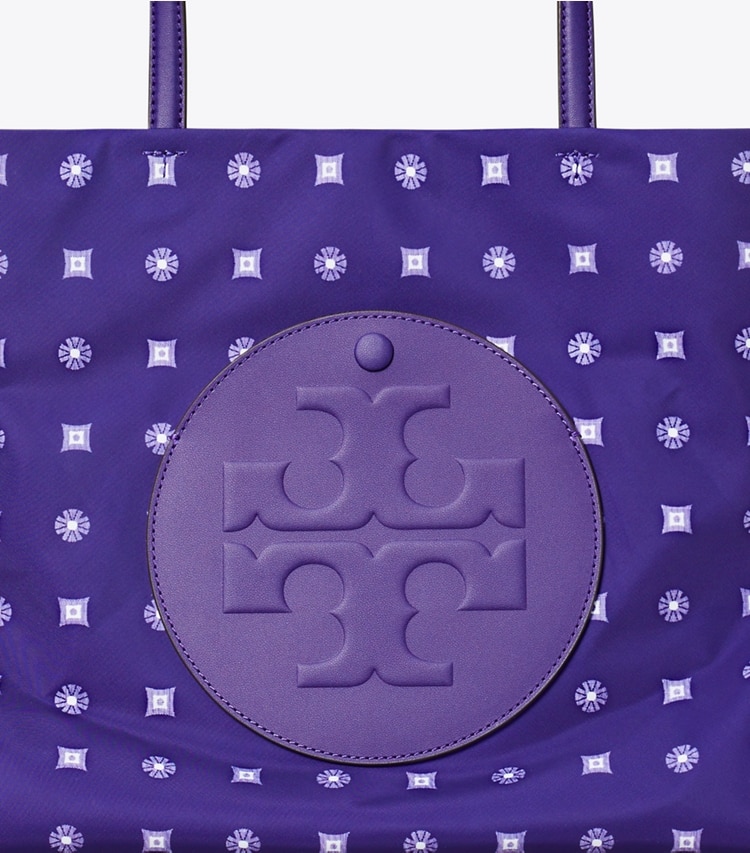 Tory Burch designer tote bags Small Ella Printed Tote in Nothing Ditsy detail