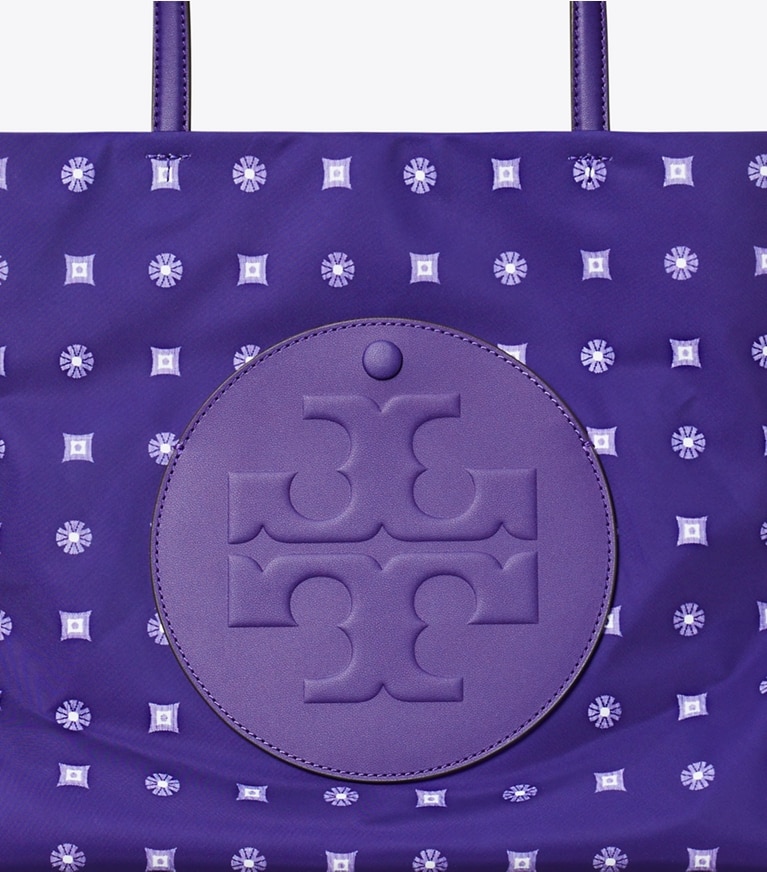 Tory Burch designer tote bags Small Ella Printed Tote in Nothing Ditsy angle