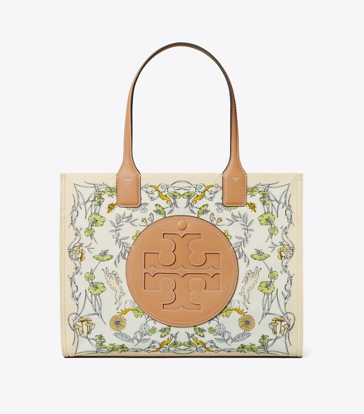 Tory Burch designer tote bags Small Ella Printed Tote in Meadow front