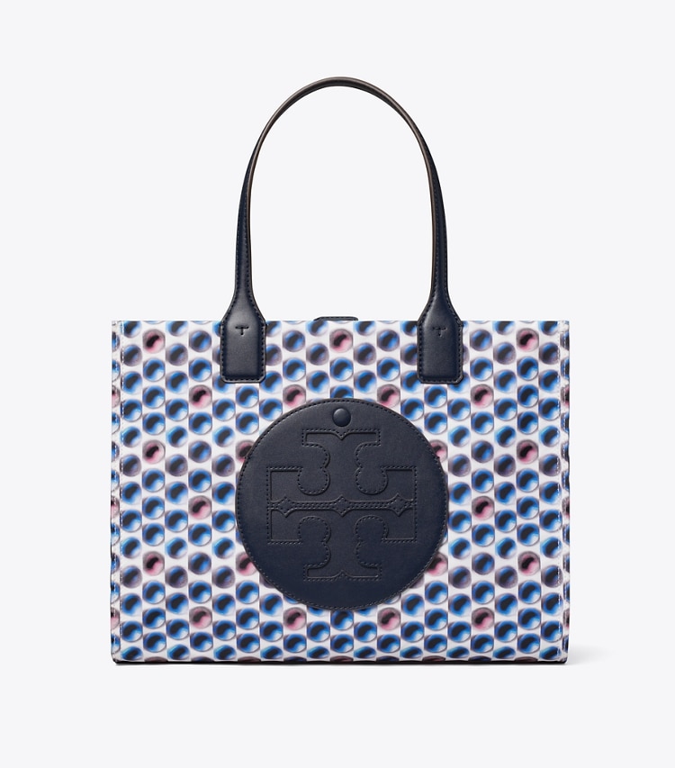 Tory Burch designer トートバッグ エラ プリント スモール トートバッグ in Blue Candy Dots front