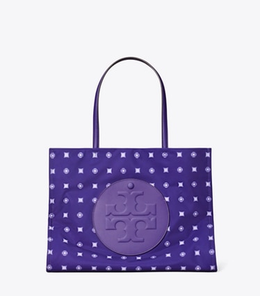 Tory Burch designer tote bags Small Ella Printed Tote in Nothing Ditsy front