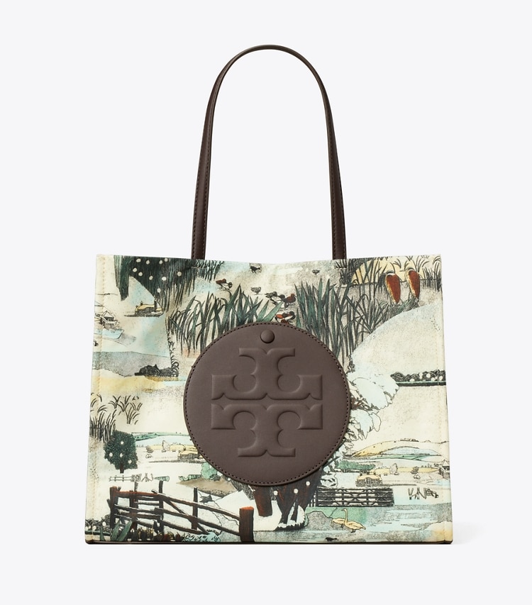 Tory Burch designer トートバッグ エラ プリント スモール トートバッグ in Forest Print front