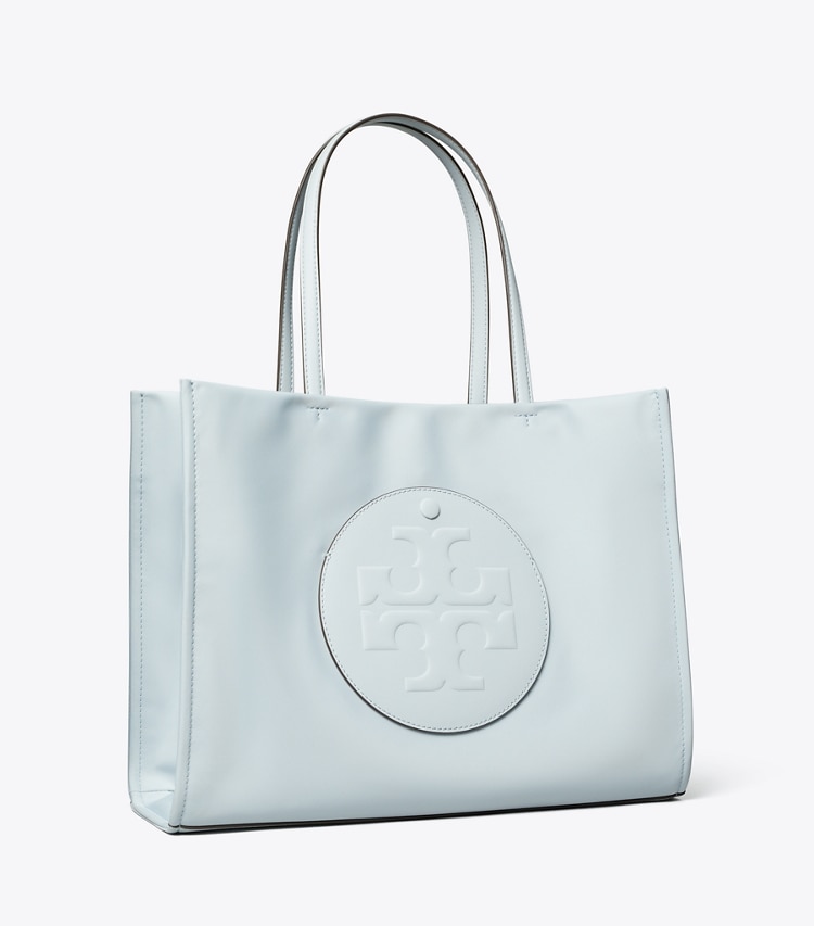 Tory Burch designer tote bags Small Ella Tote in Crane Blue angle
