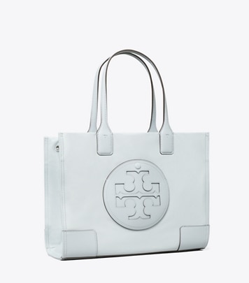 Tory Burch designer tote bags Small Ella Tote Bag in Powder Blue angle