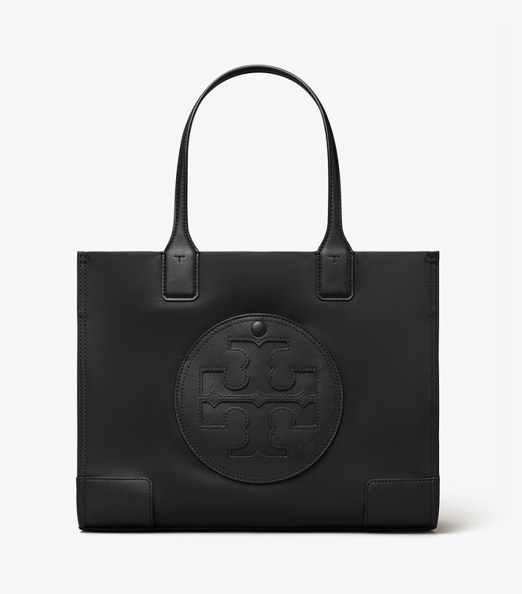 Tory Burch designer tote bags Small Ella Tote Bag in Black front
