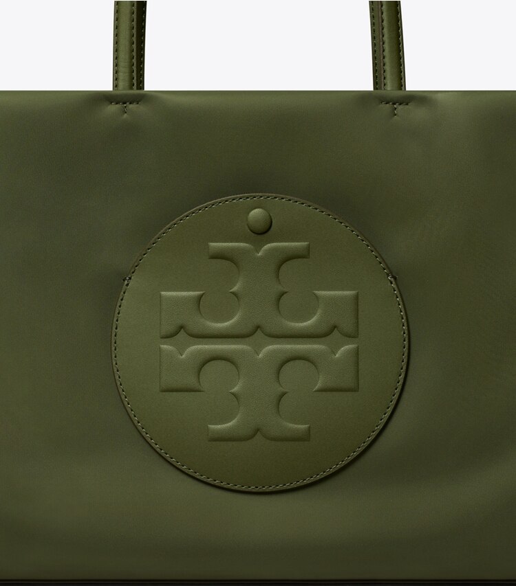 Tory Burch designer tote bags Small Ella Tote in Olive Green detail