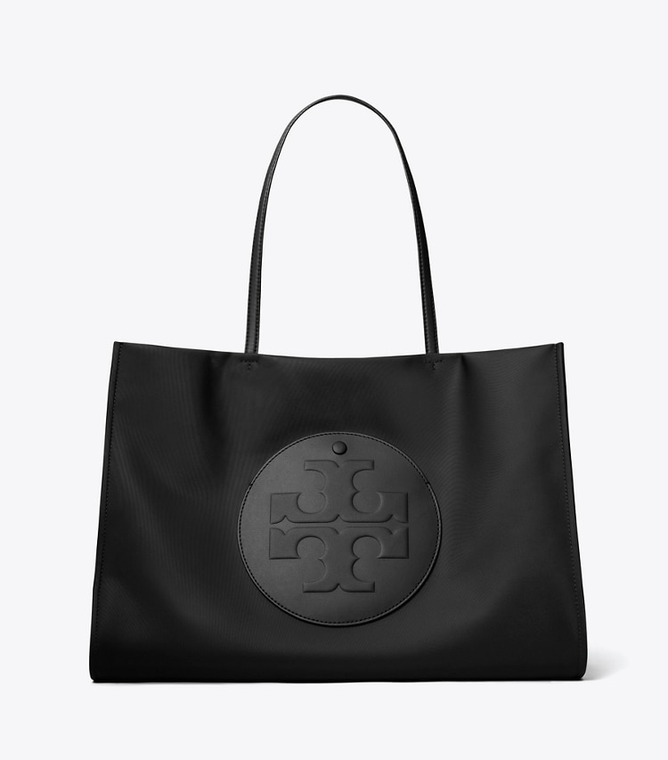 Tory Burch designer tote bags Small Ella Tote in Black front