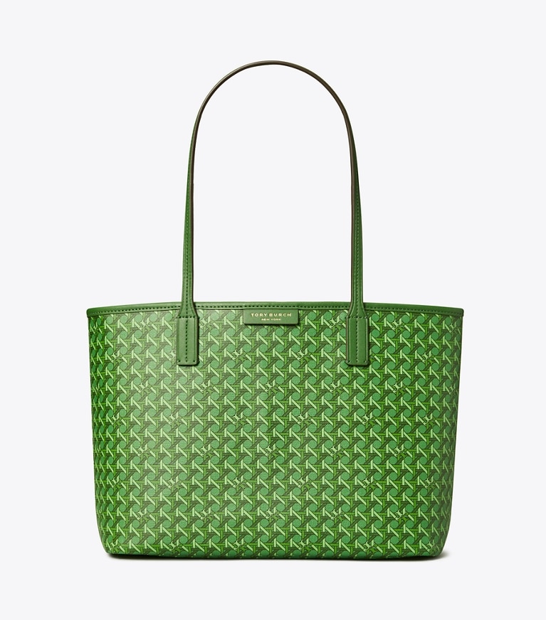 Tory Burch designer トートバッグ エバーレディ スモール ジップトート in Arugula angle