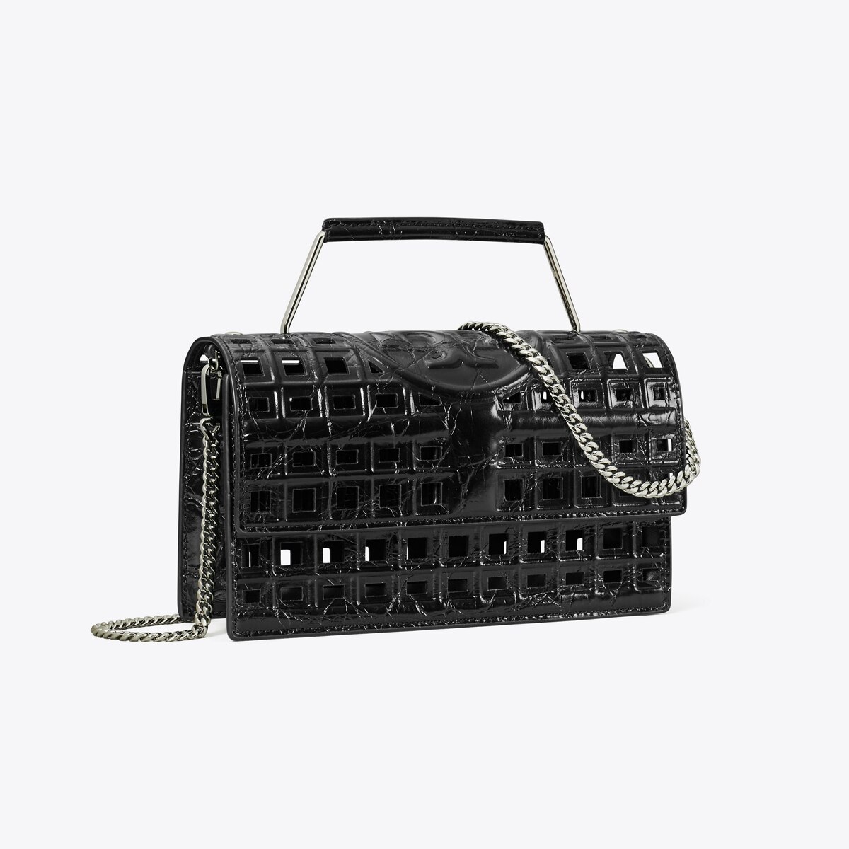 美品 TORY BURCH レザー フレミング 2WAY ショルダーバッグ 黒