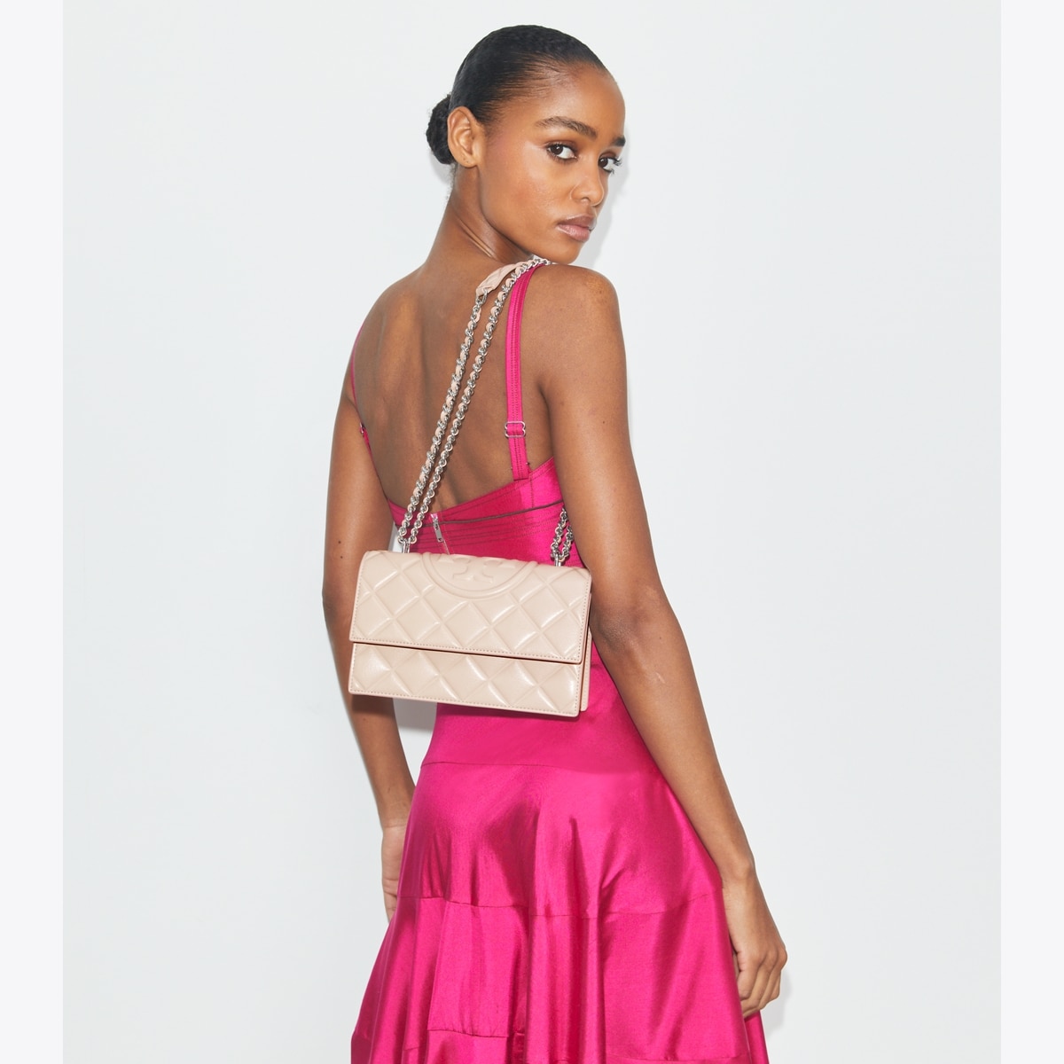 ショルダーバッグ・ポシェット Tory Burch SMALL FLEMING CONVERTIBLE SHOULDER BAG Tory Burch Women's Small Fleming Convertible Shoulder Bag