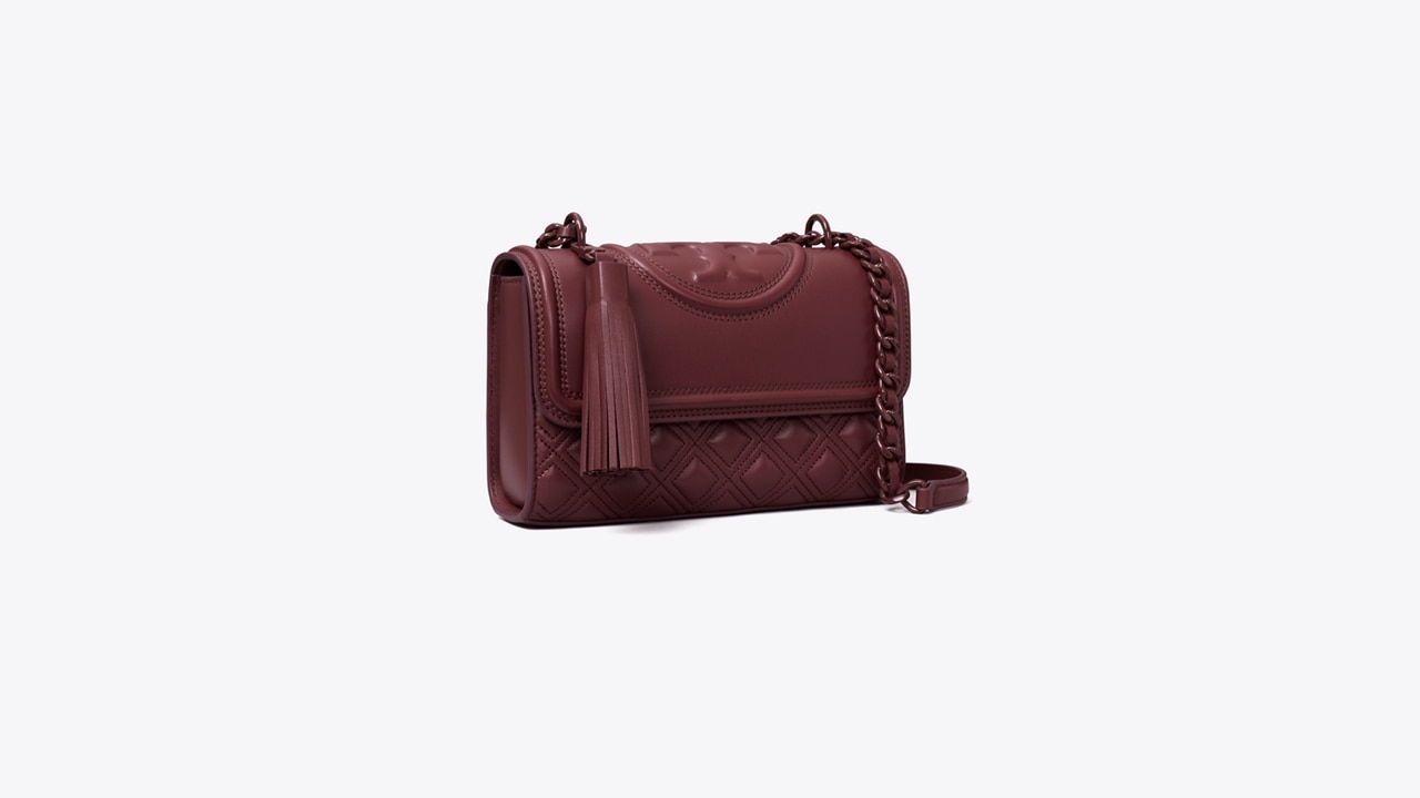 Kira Chevron Tassel Small Flap Shoulder Bag: Women's Designer Shoulder Bags