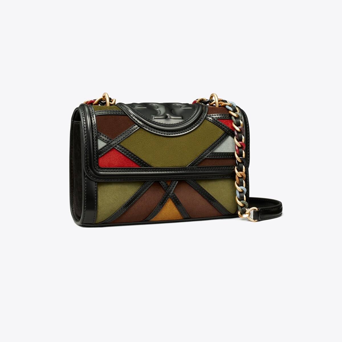 Small Fleming Marquetry Convertible Shoulder Bag: Women's Designer ...